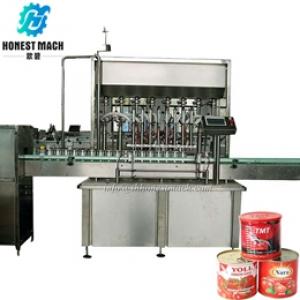 8 head filler ketchup packing machine tomato paste packing machine with free shipping