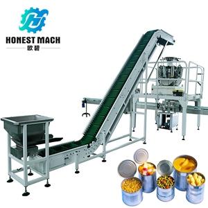soybean tin can filling machine multi head filling machine cashew tin filling machine with free shipping