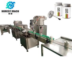 PVC glue filling machine tin can filling machine glue filling machine with free shipping 